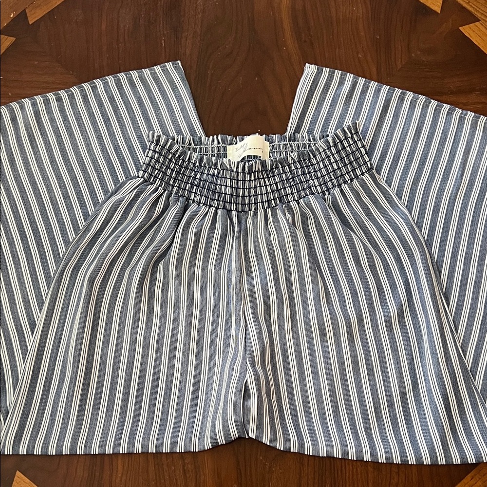 Striped capris